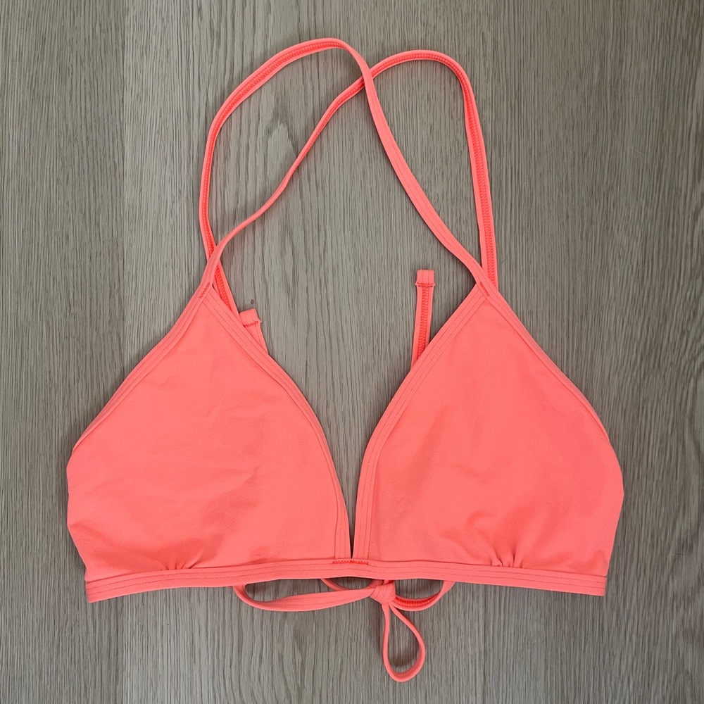 Jolyn Triangle Bikini Top Papaya